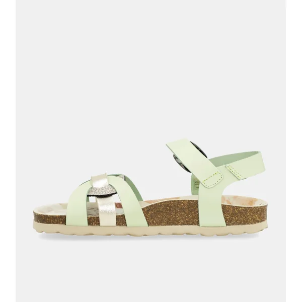 Sandalias tiras verde Memories - Imagen 2