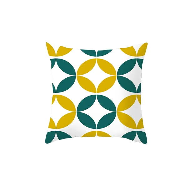Serie Abstracción Geométrica Funda Decorativa de Almohada