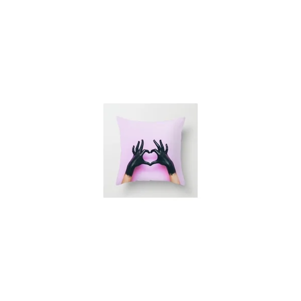 Serie Rosa Funda Decorativa de Almohada - Imagen 2