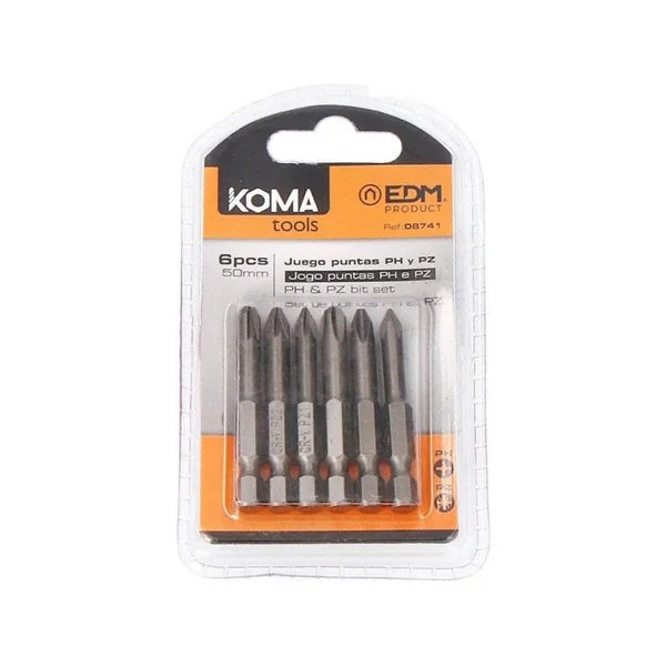 Set 6 Puntas NEOFERR PH123-PZ123 50mm
