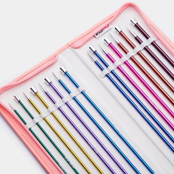 Set Agujas Tricotar Rectas 40 cm KnitPro Zing