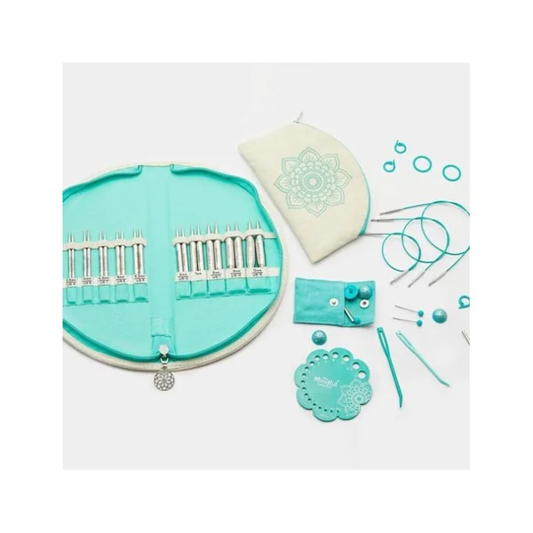 Set de Agujas Circulares Intercambiables KnitPro Mindful Warmth - 10 cm