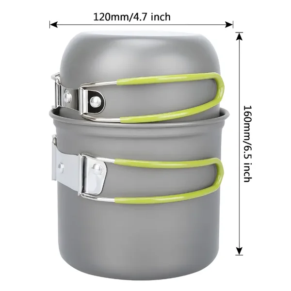 Set de ollas de cocina para camping - Imagen 3