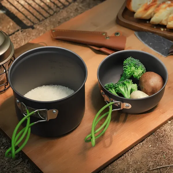 Set de ollas de cocina para camping - Imagen 6