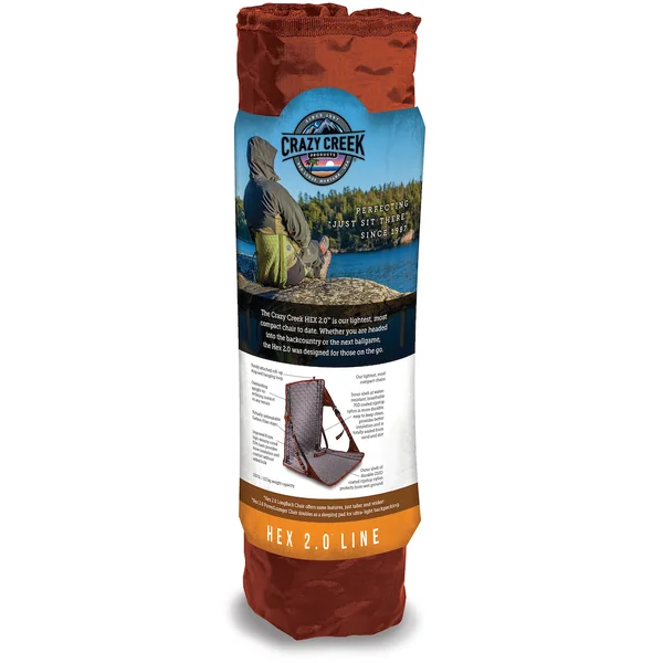 Silla Crazy Creek HEX 2.0 LongBack cobre/pizarra - Imagen 3