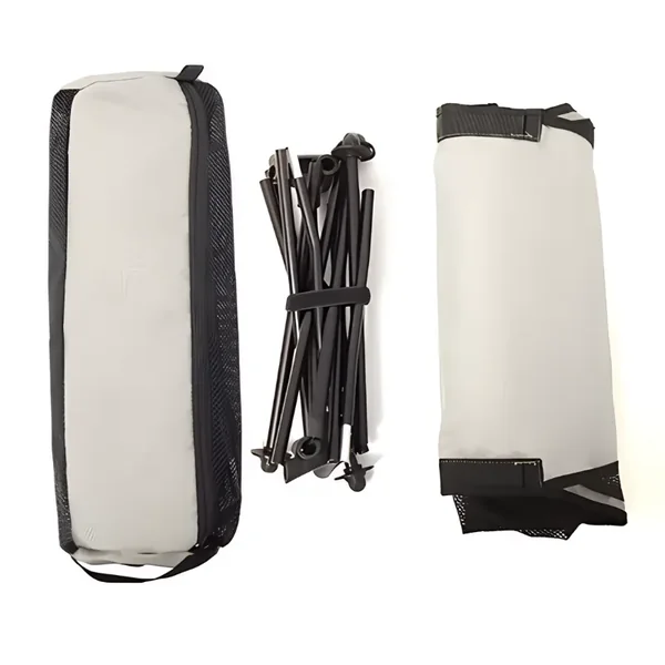 Silla de camping plegable con reposacabezas - Imagen 4