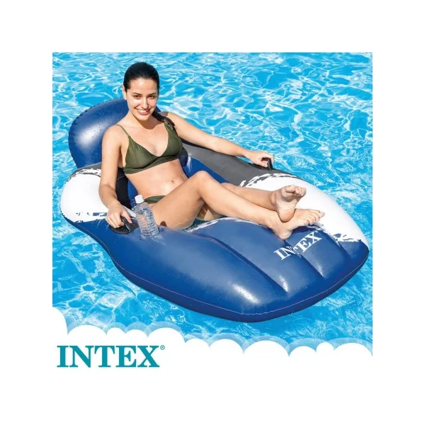 Sillón hinchable INTEX con respaldo - Imagen 2