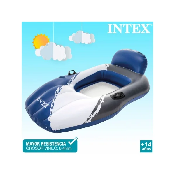Sillón hinchable INTEX con respaldo - Imagen 4