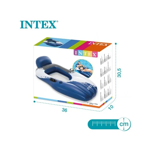 Sillón hinchable INTEX con respaldo - Imagen 7
