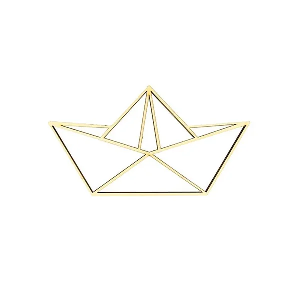 Silueta de madera MDF - Barco de origami