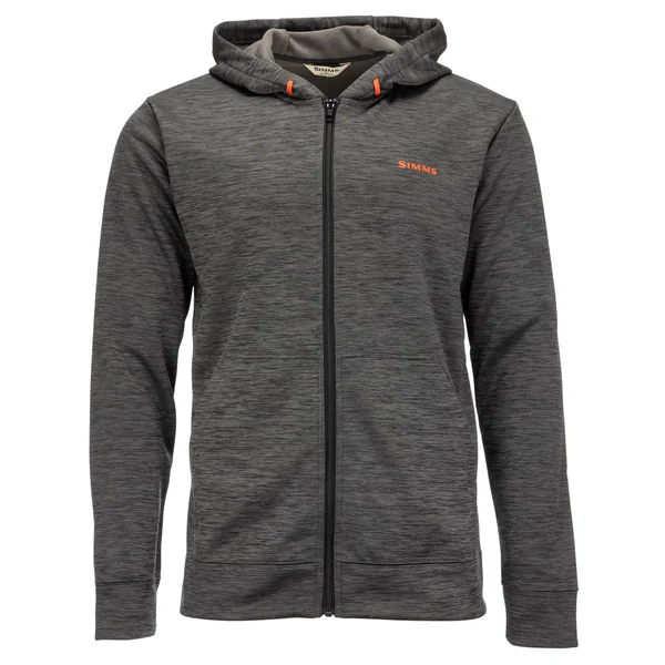 Simms Challenger Full-Zip Hoody Sudadera con capucha carbono brezo