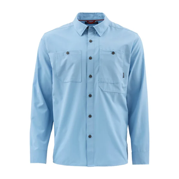 Simms Doble tirón LS Camisa vaquera desteñida
