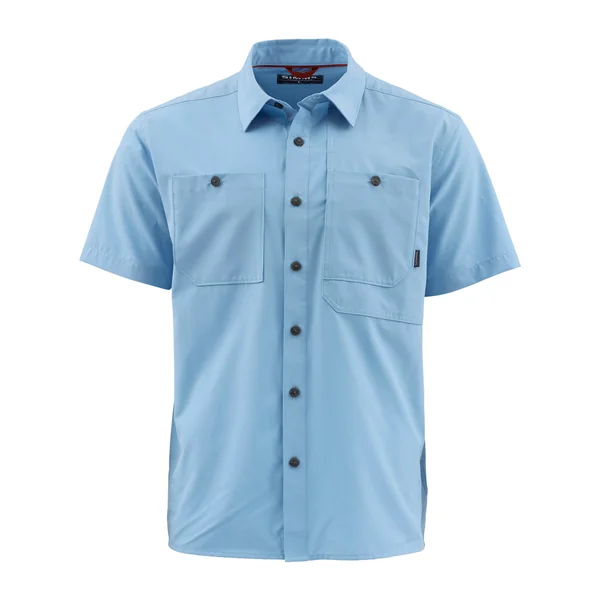 Simms Doble tirón SS Camisa vaquera desteñida