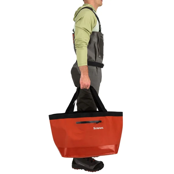 Simms Dry Creek Simple Tote 50l simms naranja - Imagen 4
