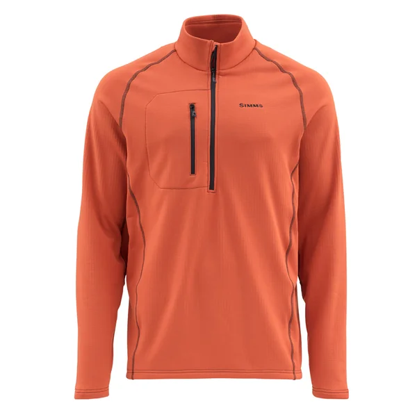 Simms Fleece Midlayer Top Pullover simms naranja