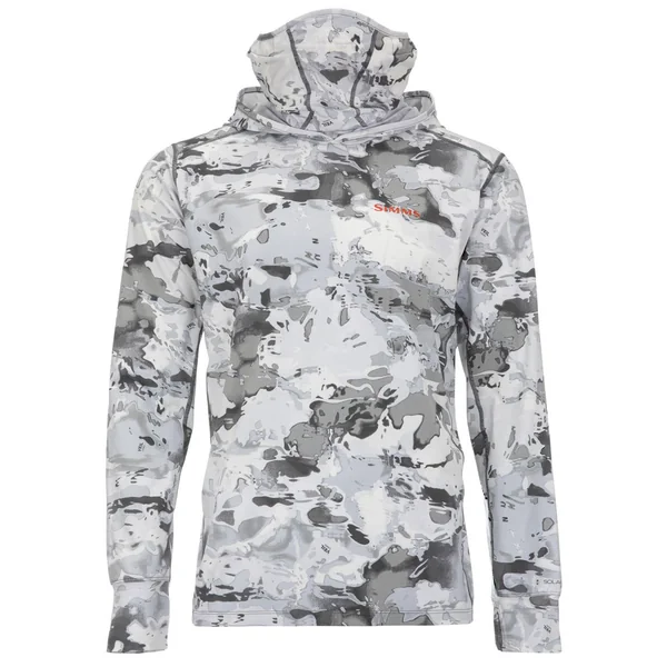 Simms Solarflex Guide Cooling Hoody camiseta manga larga cloud camo grey