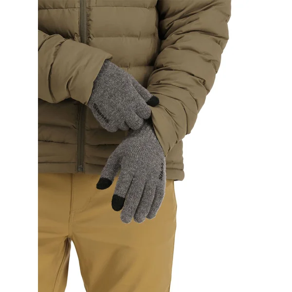 Simms Wool Full Finger Glove acero - Imagen 2