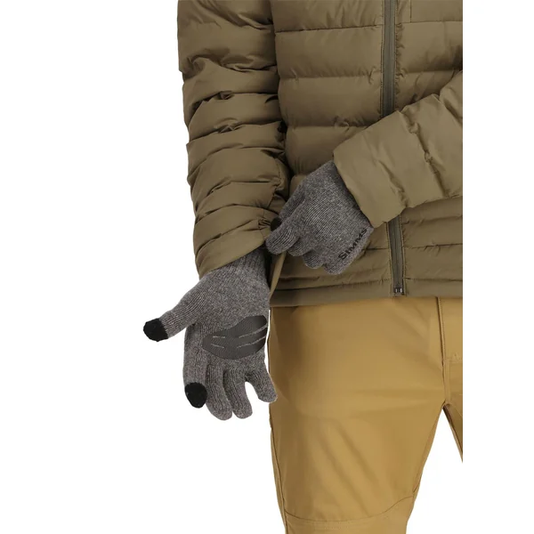 Simms Wool Full Finger Glove acero - Imagen 3