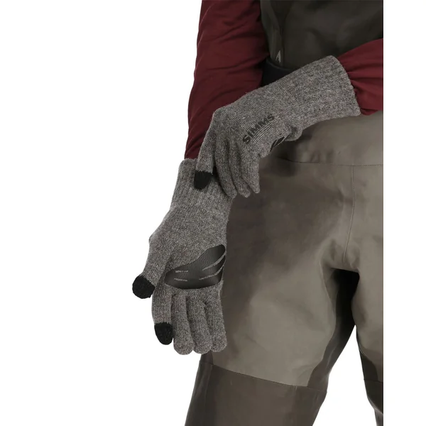 Simms Wool Full Finger Glove acero - Imagen 5