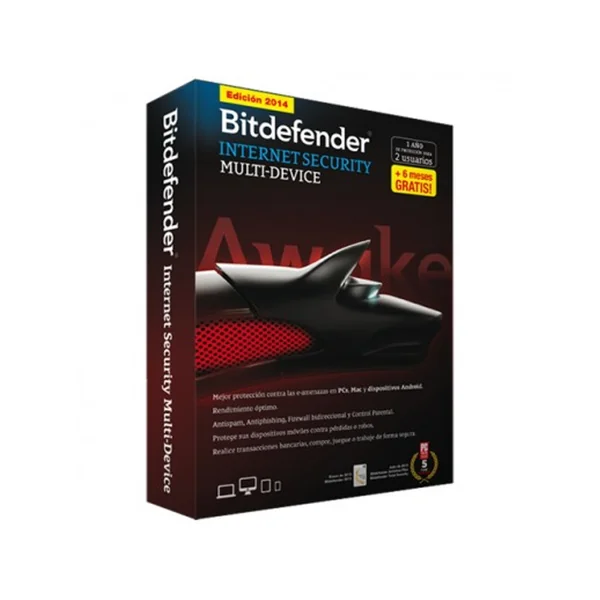 Software BIT DEFENDER Antivirus (2 Dispositivos - 18 meses - PC y Mac)