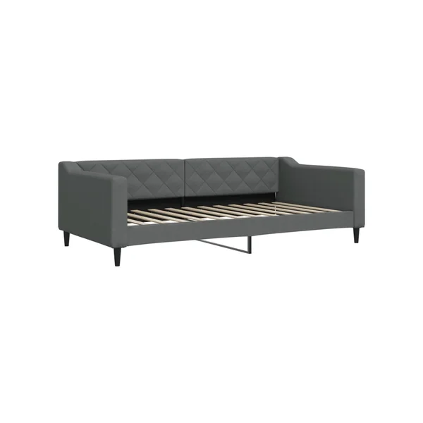 Sofá Cama VIDAXL Gris Tela (100x200 cm)