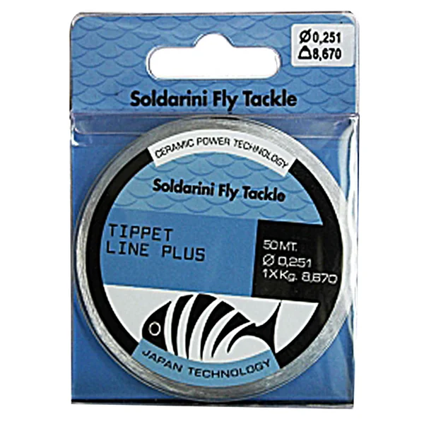 Soldarini Tippet Line Plus 50 m materiales para bajos