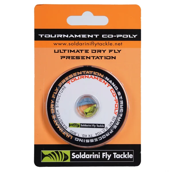 Soldarini Tournament Co-Poly Euronymph Tippet Material para bajos