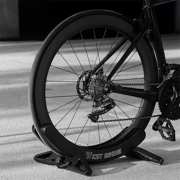 Soporte de suelo ajustable para almacenamiento de bicicletas