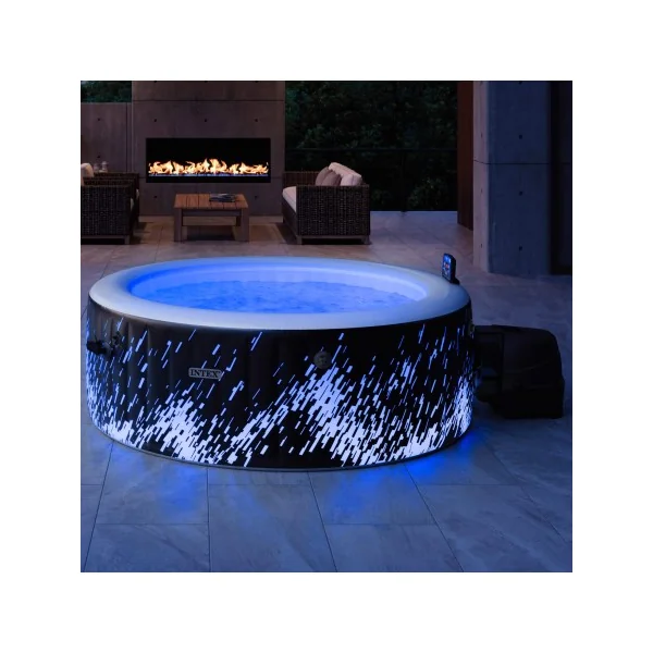 Spa hinchable 4 personas Bubble Massage Glow Deluxe - Imagen 6