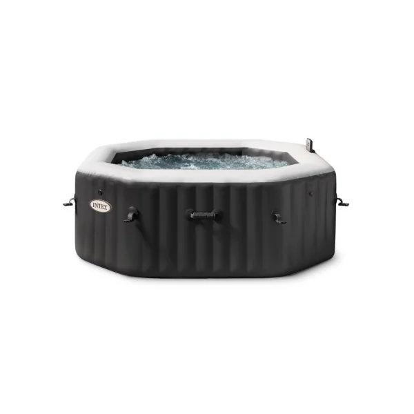 Spa hinchable octogonal INTEX con burbujas y jets Deluxe 795 litros
