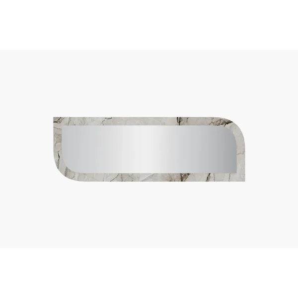 Specchio in legno "Arni" - 120 x 40 cm - Beige