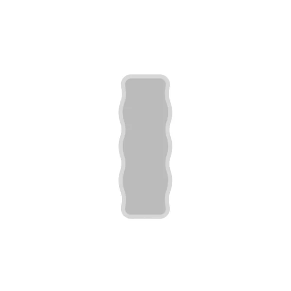 Specchio in legno "Aror" - 50 x 160 cm - Bianco