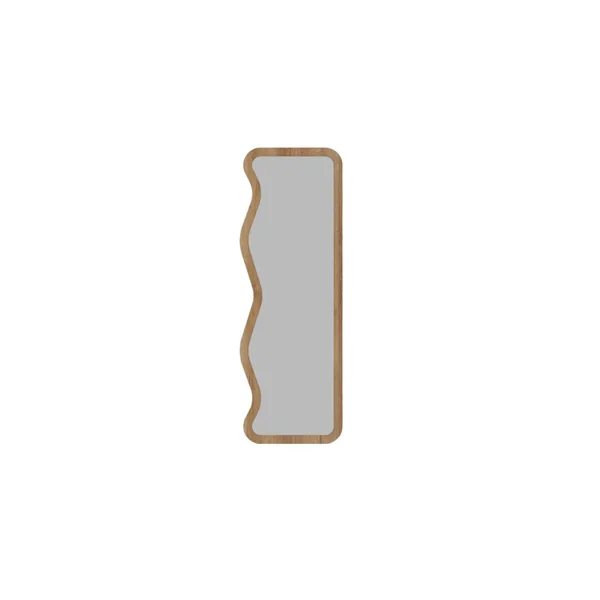Specchio in legno "Asel" - 50 x 160 cm - Beige