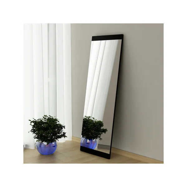 Specchio in legno "Azus" - 40 x 120 cm - Nero - Imagen 3
