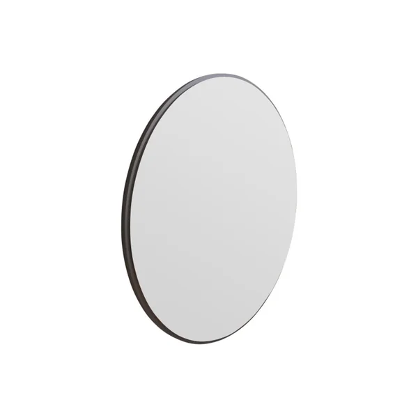 Specchio in legno "Ozze" - 60 x 60 cm - Nero