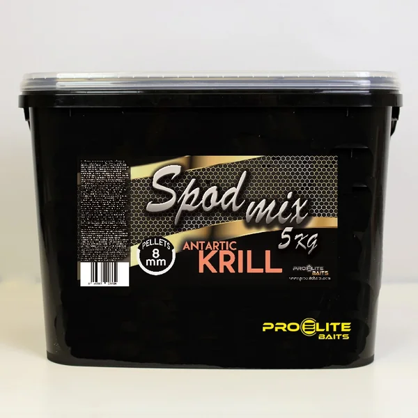 SPOD MIX PELLETS GOLD ANTARTIC KRILL 5KGS PRO ELITE