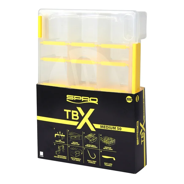 Spro TBX50M Caja transparente 25 x 17,5 x 5 cm