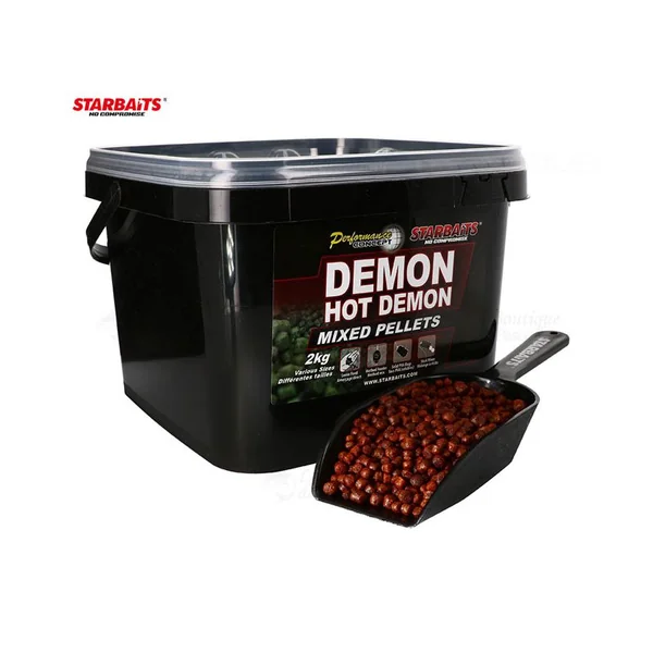 STARBAIT PELLET HOT DEMON 4/6MM SK30 2kg + Pala