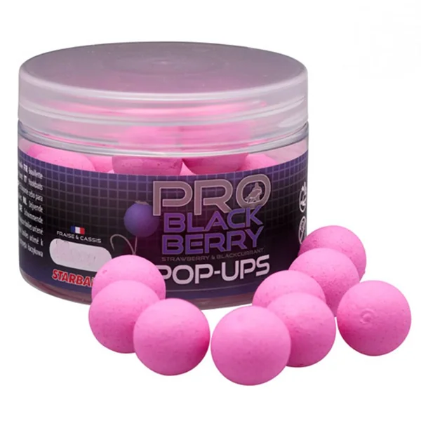 STARBAITS PROBIOTIC BLACKBERRY POP UPS 12 mm - Arapaima Fishing