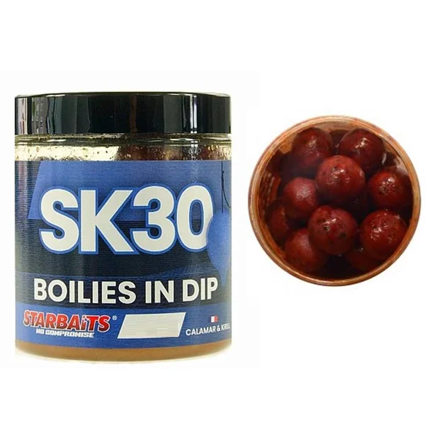 STARBAITS SK30 BOILIES IN DIP 20mm - Arapaima Fishing