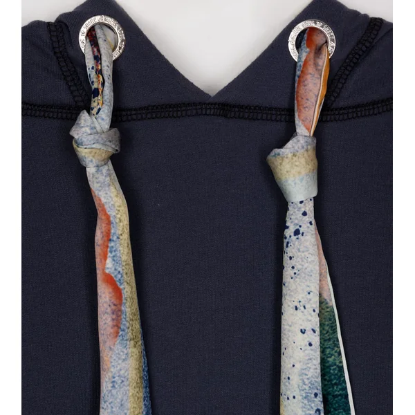 Sudadera azul marino sin mangas Studio - Imagen 7
