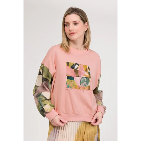 Sudadera de manga larga rosa - Imagen 2