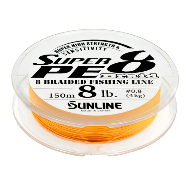 Sunline Super PE 8 Trenzado Naranja 150 m