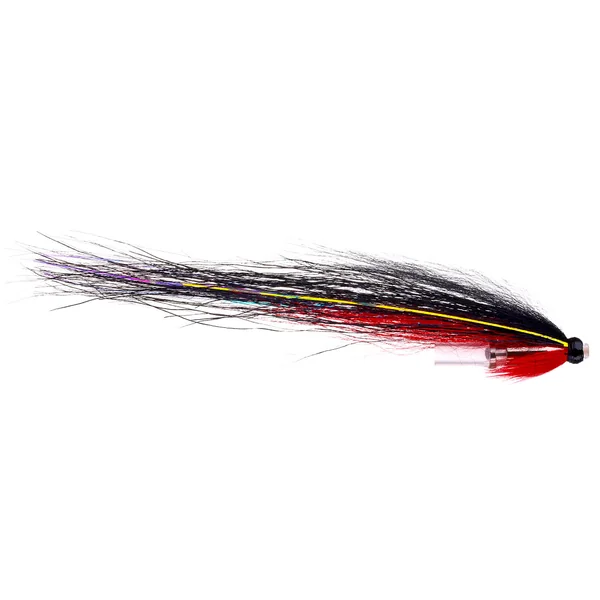 Superflies mosca del salmón - Monkey Tube black red