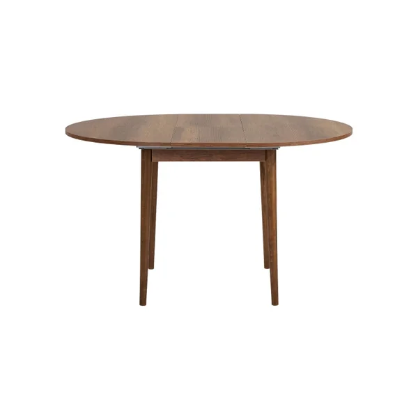 Table à manger extensible en bois "Viona" 100 x 100 x 75 cm - Barok Walnut - Imagen 5