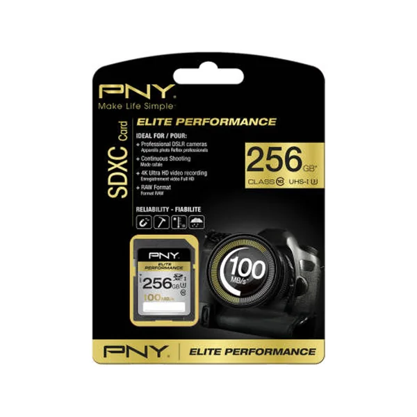 Tarjeta de Memoria PNY 256GB SDXC class 10