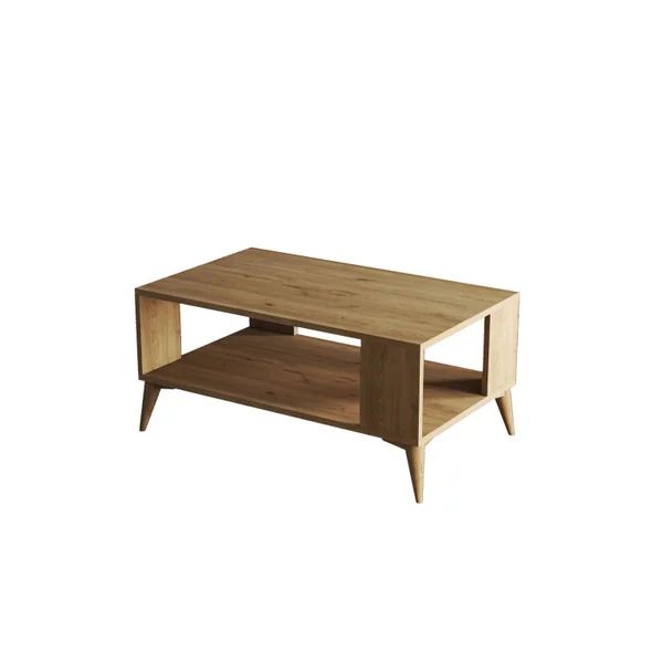 Tavolino in legno "Authentic" - 90 x 41 x 54 cm - Marrone