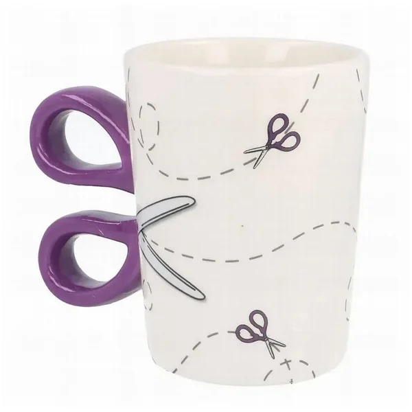 Taza de Cerámica Tijeras 500 ml