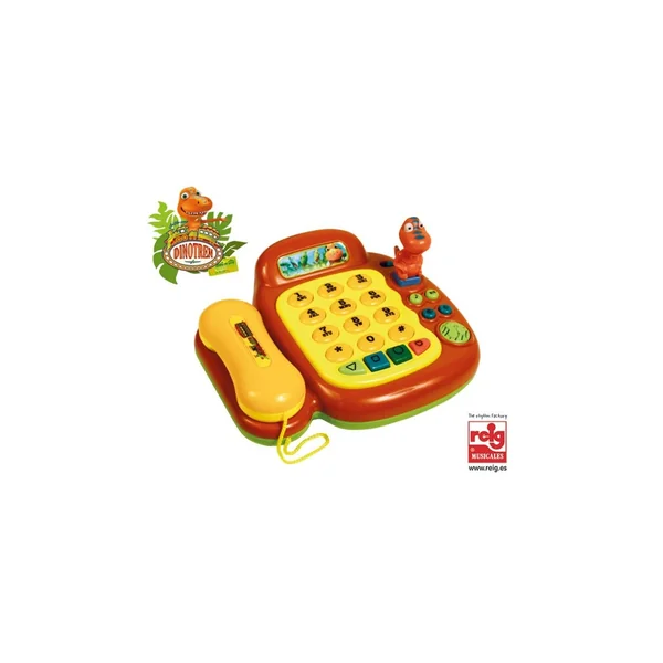 Telefono Dino Musical Con Figuras REIG