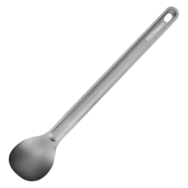 Tenedor-cuchara de titanio con mango largo - Imagen 7
